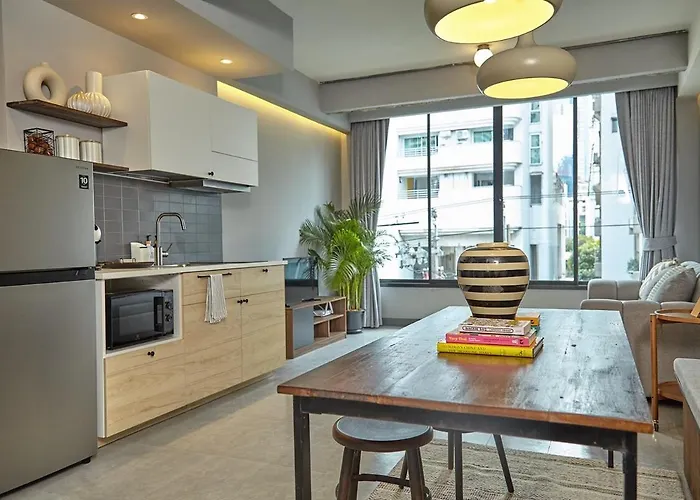 Apartment Spacious Duplex 2 Bedroom Max 6 Guests - 3 Min Walk To Bts Nana