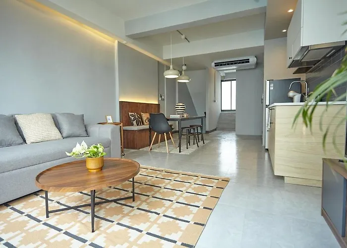 Spacious Duplex 2 Bedroom Max 6 Guests - 3 Min Walk To Bts Nana